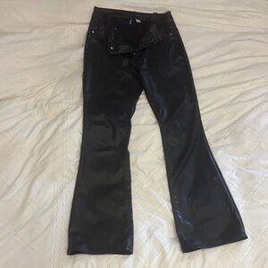 Divided Black Flare Pants